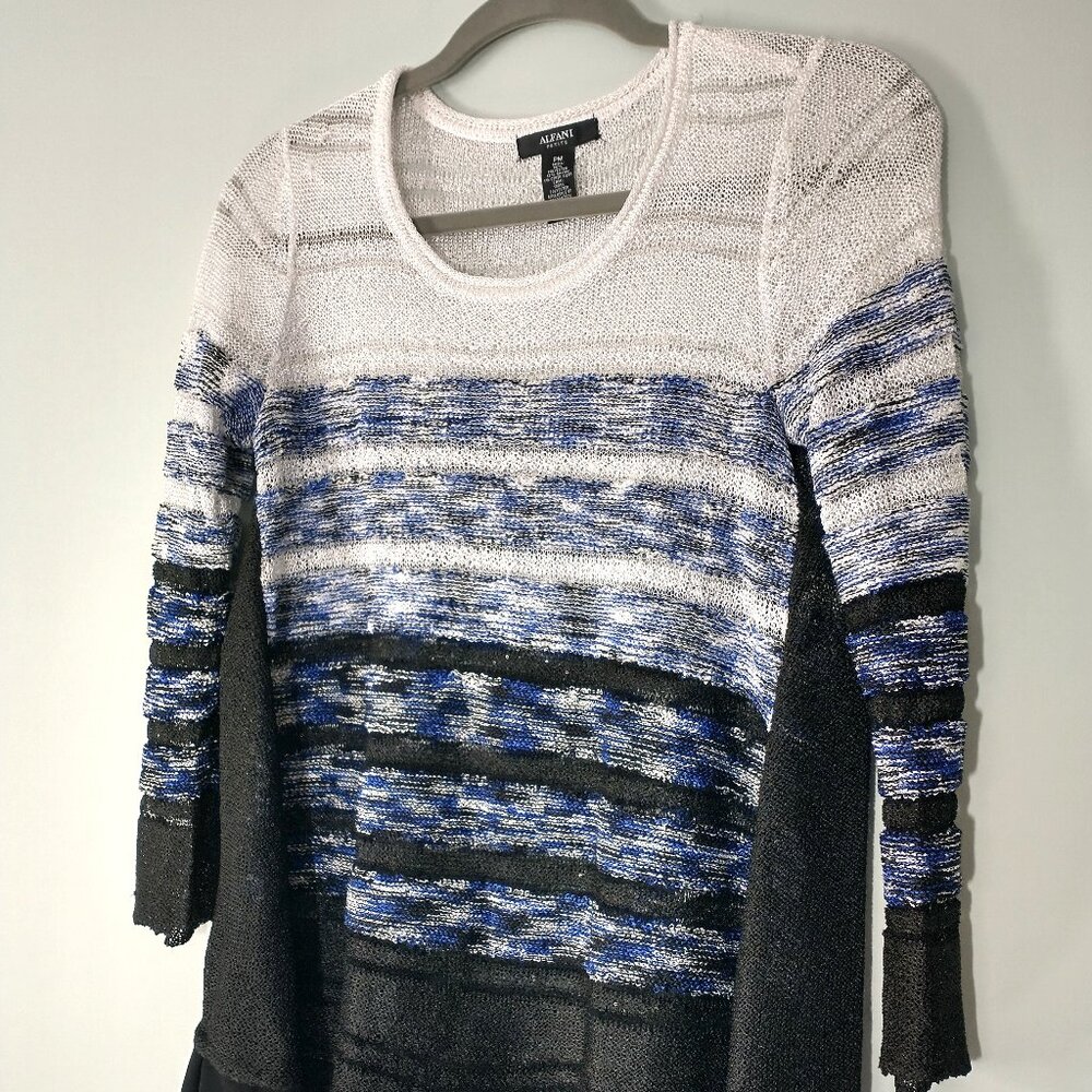 Alfani Knit Top with Sequin Accents Size MP